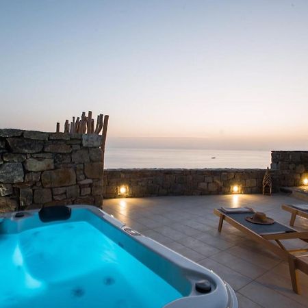 Ferienwohnung Gorgeous Studio In Cycladic Architecture Overlooking The Aegean Houlakia  Exterior foto